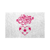 Fußmatte Football Mom Fußball Herzchen 1