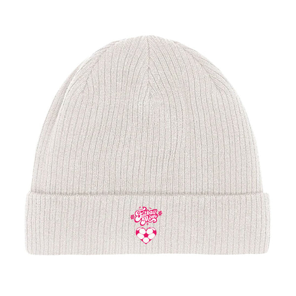 Beanie Football Mom Fussball Herzchen