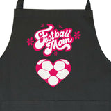 Bib Apron Football Mom Fußball Herzchen 2