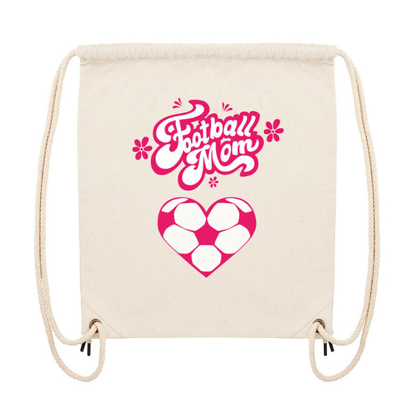 Gym Bag Football Mom Fussball Herzchen