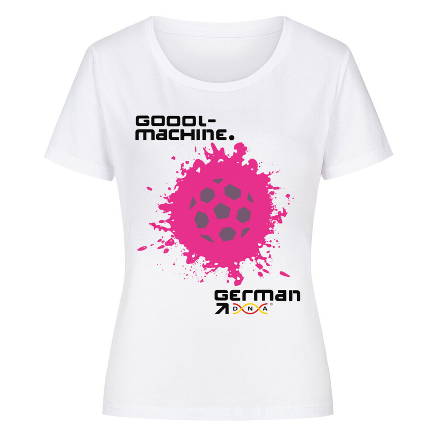 Premium Bio-Shirt Damen Splash Goool-machine German DNA