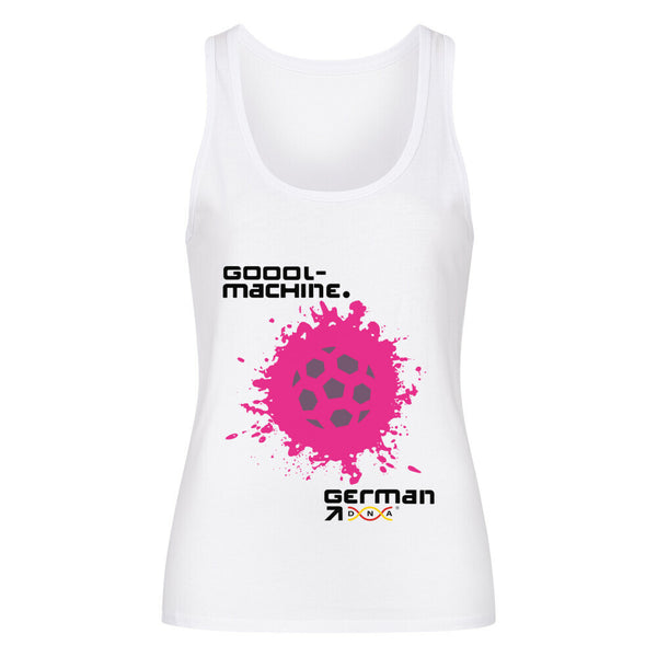 Premium Bio Tanktop Damen Splash Goool-machine German DNA