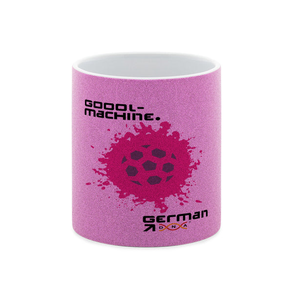 Glitzer-Tasse Splash  Goool-machine German DNA