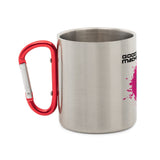Stainless steel mug with carabiner Splash Goool-machine German DNA 3