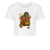 93 % unserer Kunden sagen: Größe passt perfekt wie erwartet. Marokko für immer marokkanisches Team Damen bauchfreies T-Shirt 1