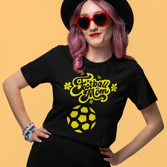 Basic Shirt Unisex Football Mom